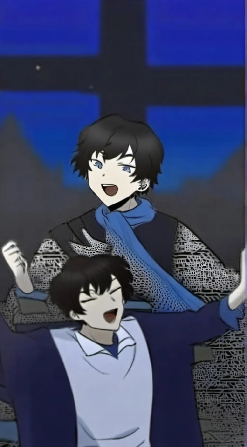 ai character: bachira  vs shidou background