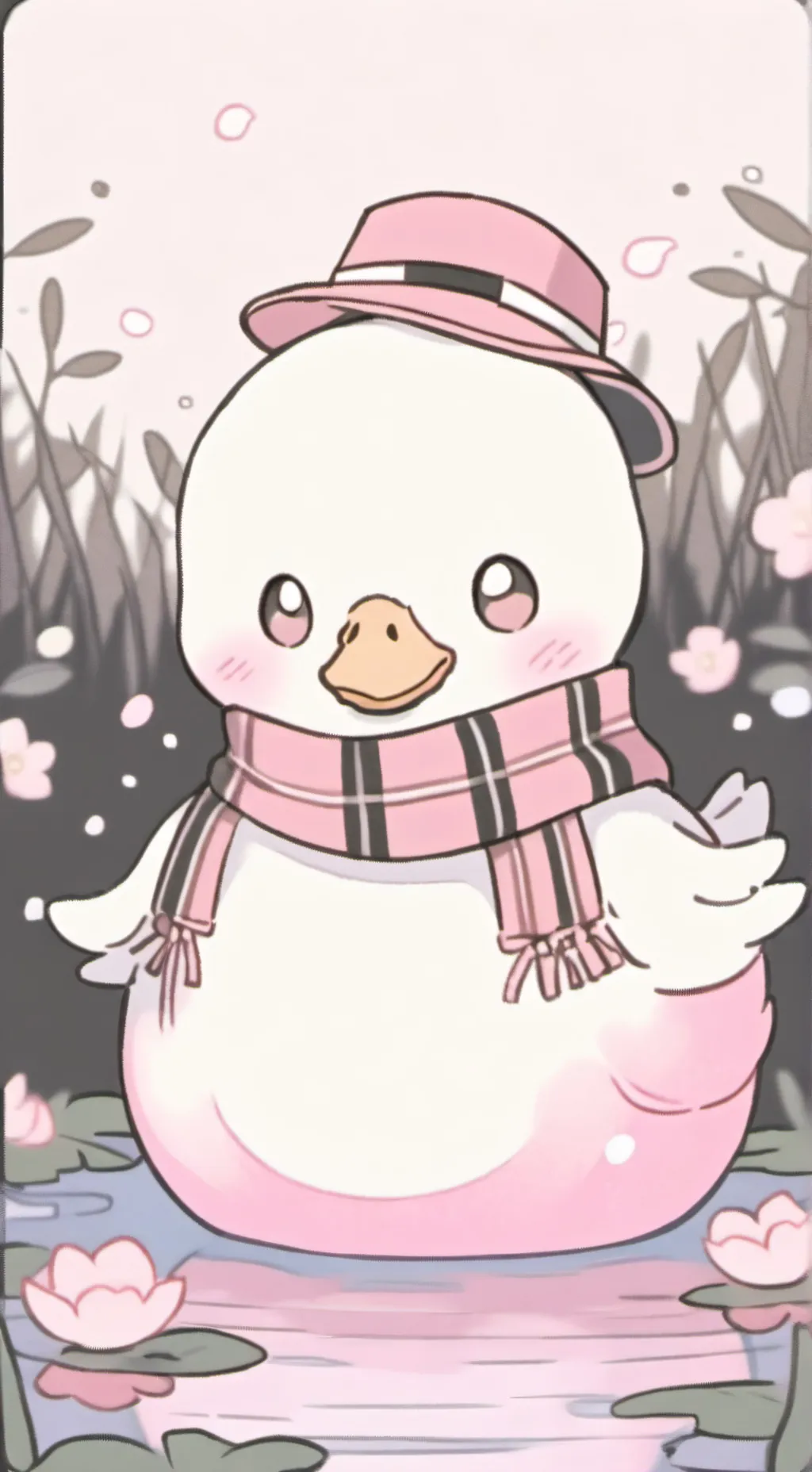 ai character: Rubber ducking  background