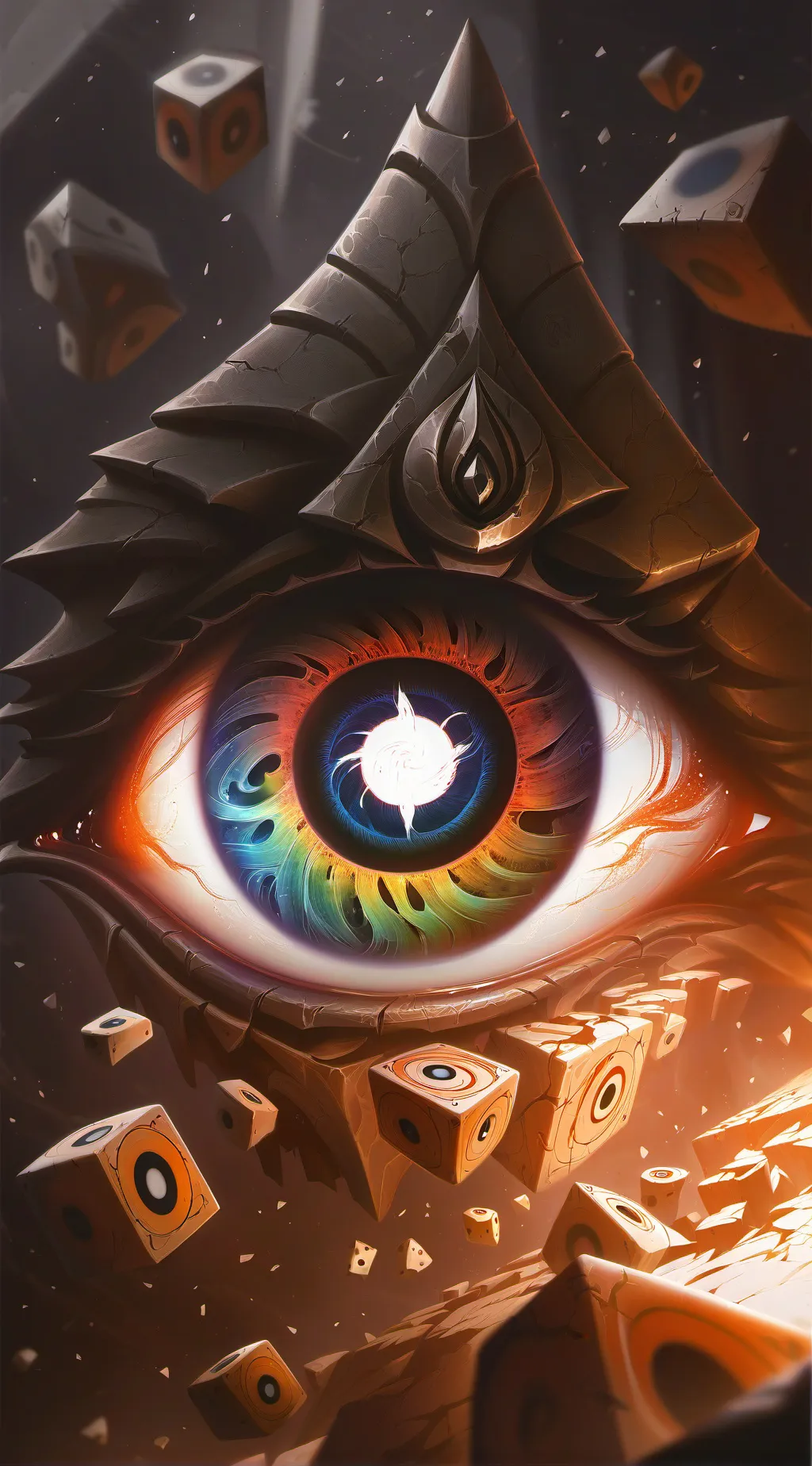 ai character: CUBO Dimensional background