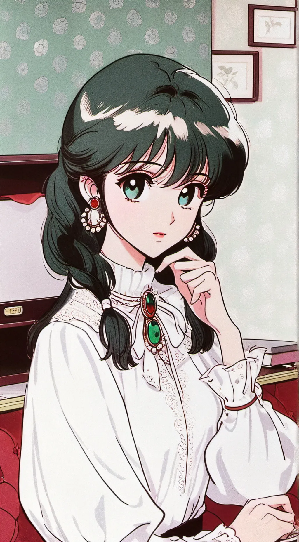 ai character: /-Мила/- background