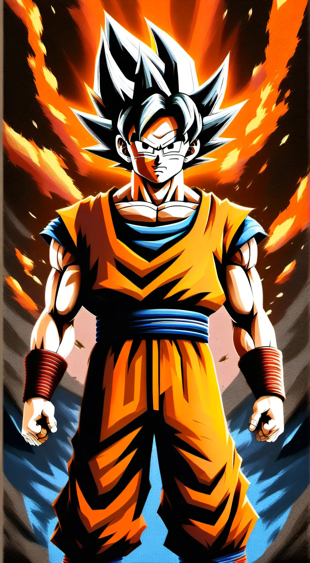 ai character: goku background