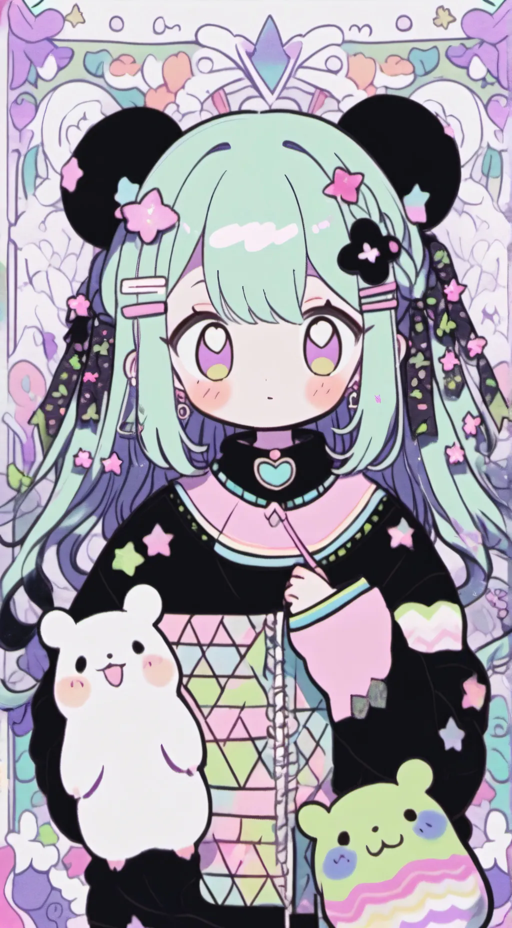 ai character: Lila background