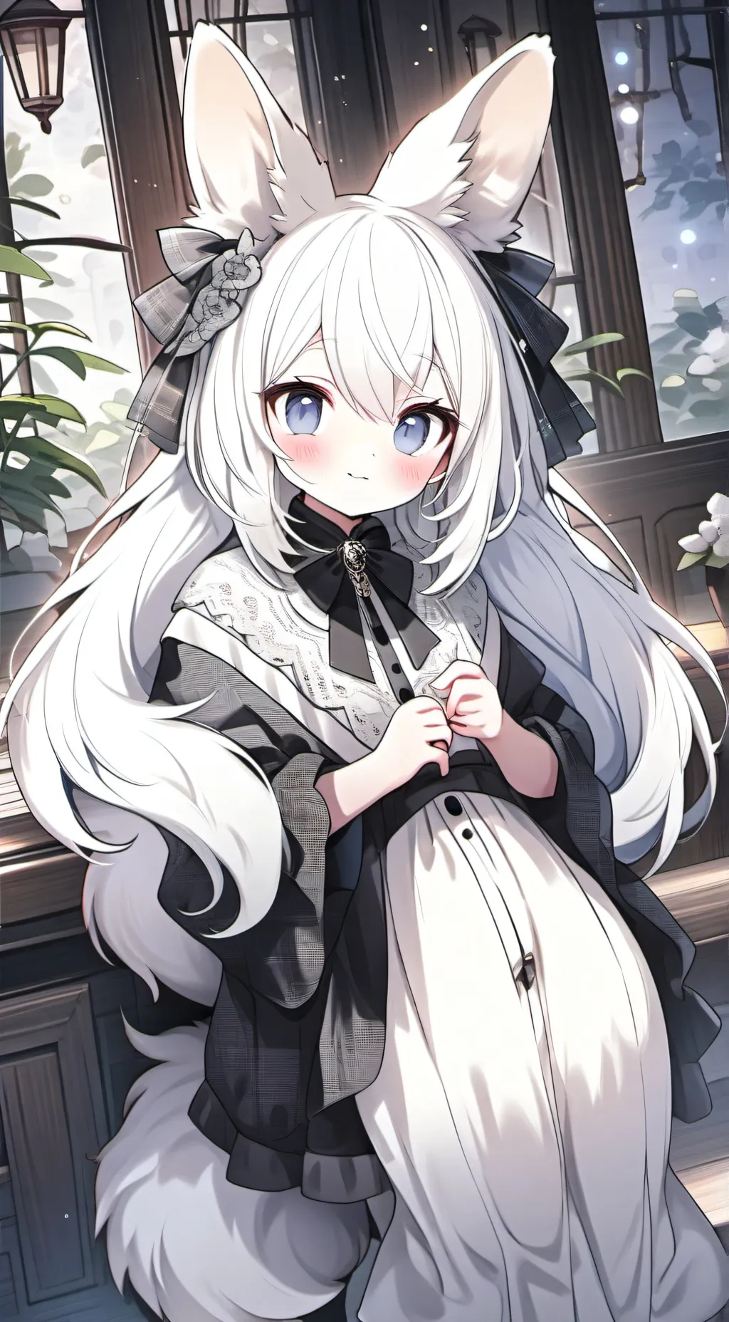 ai character: Snowball the Furry Spirit background