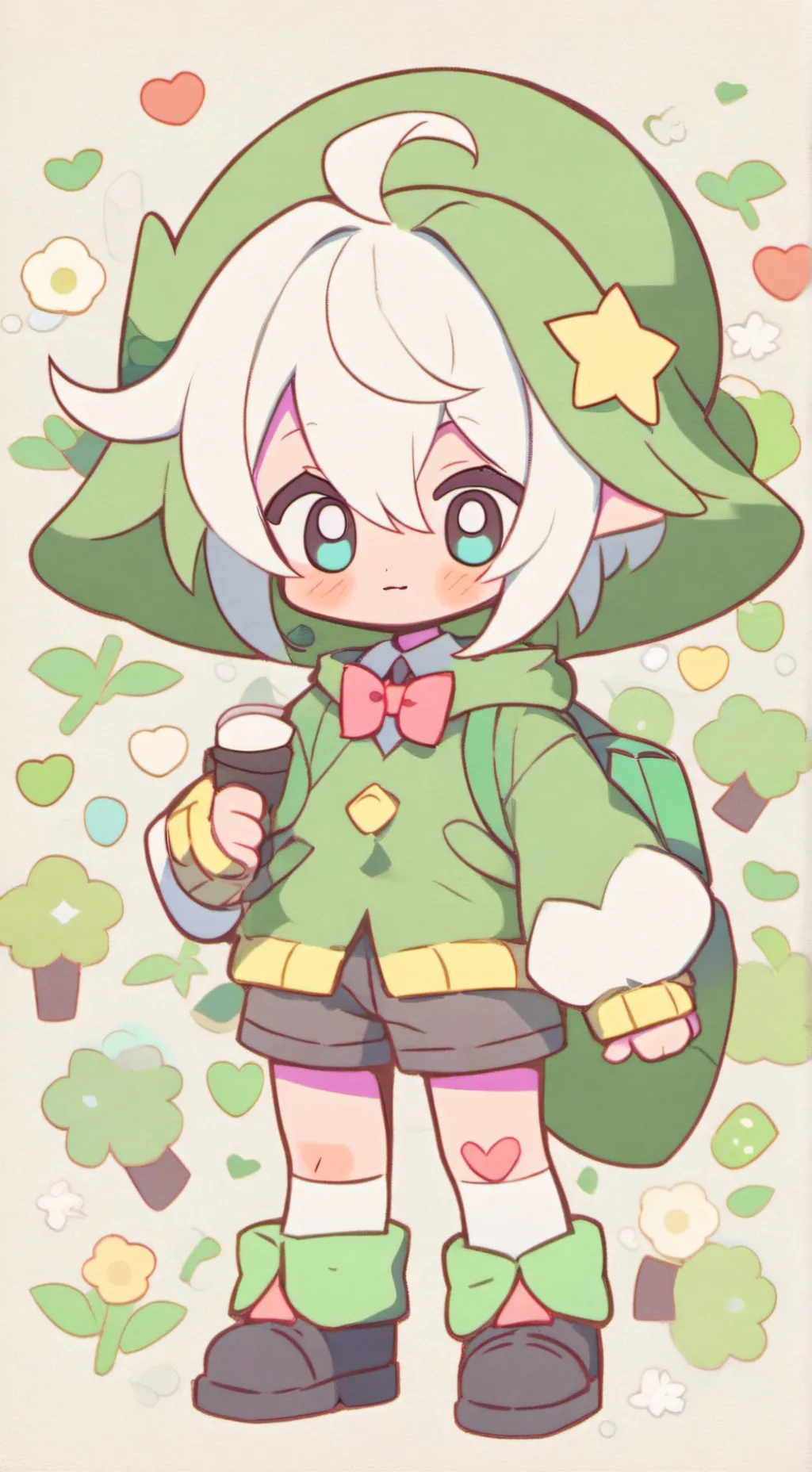 ai character: DW meet..Gageline? background