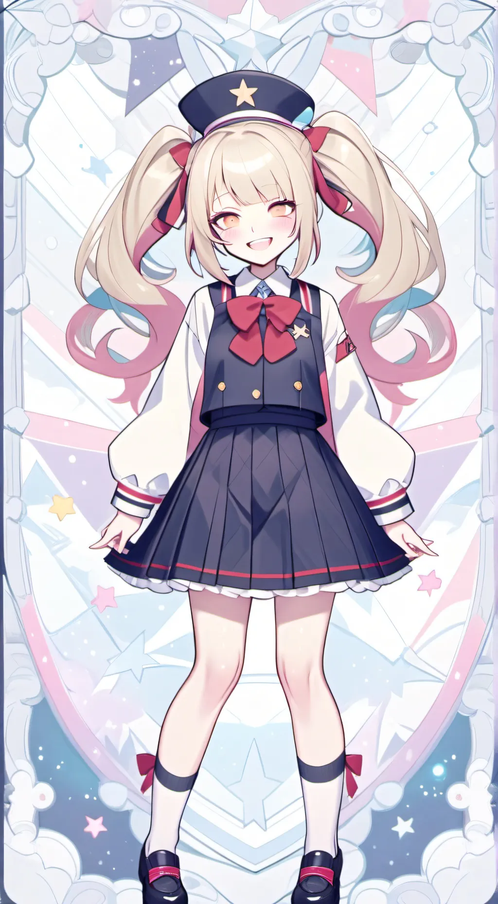 ai character: Willow Evergreen background