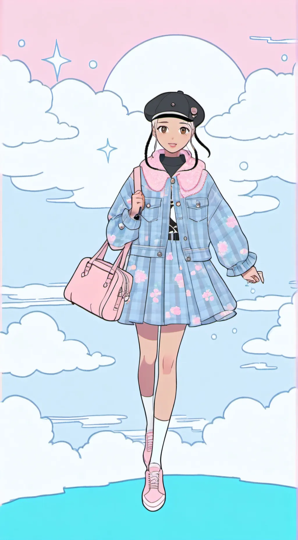 ai character: Rita(-^•_•^-) background