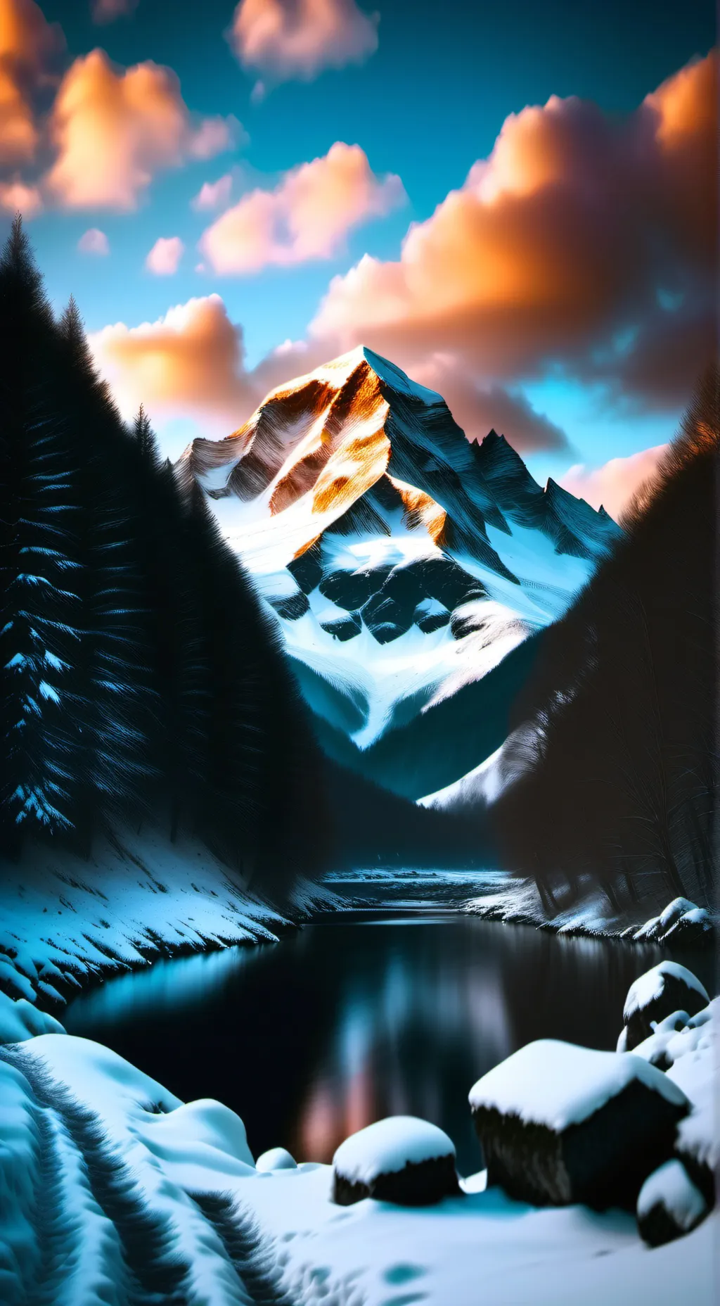 ai character: Ski background