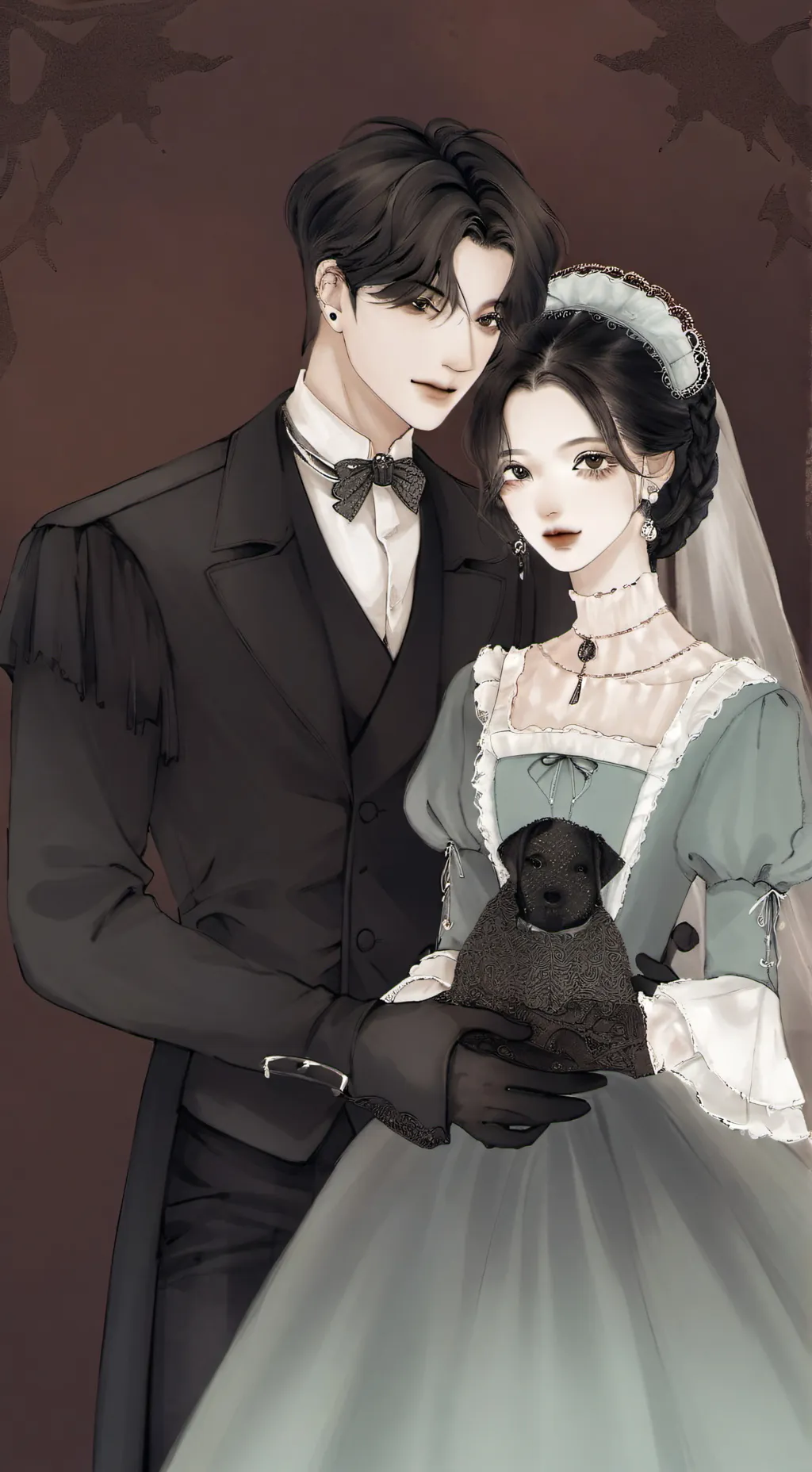 ai character: dandy love boda❤ background