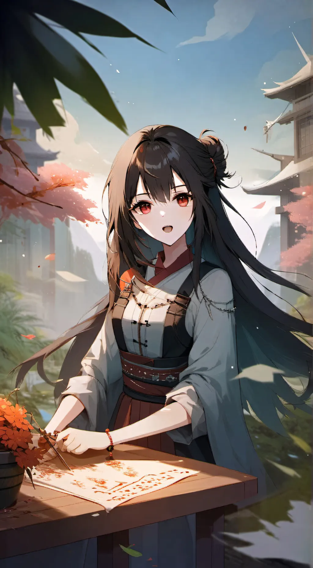 ai character: Your crush (Molly) background