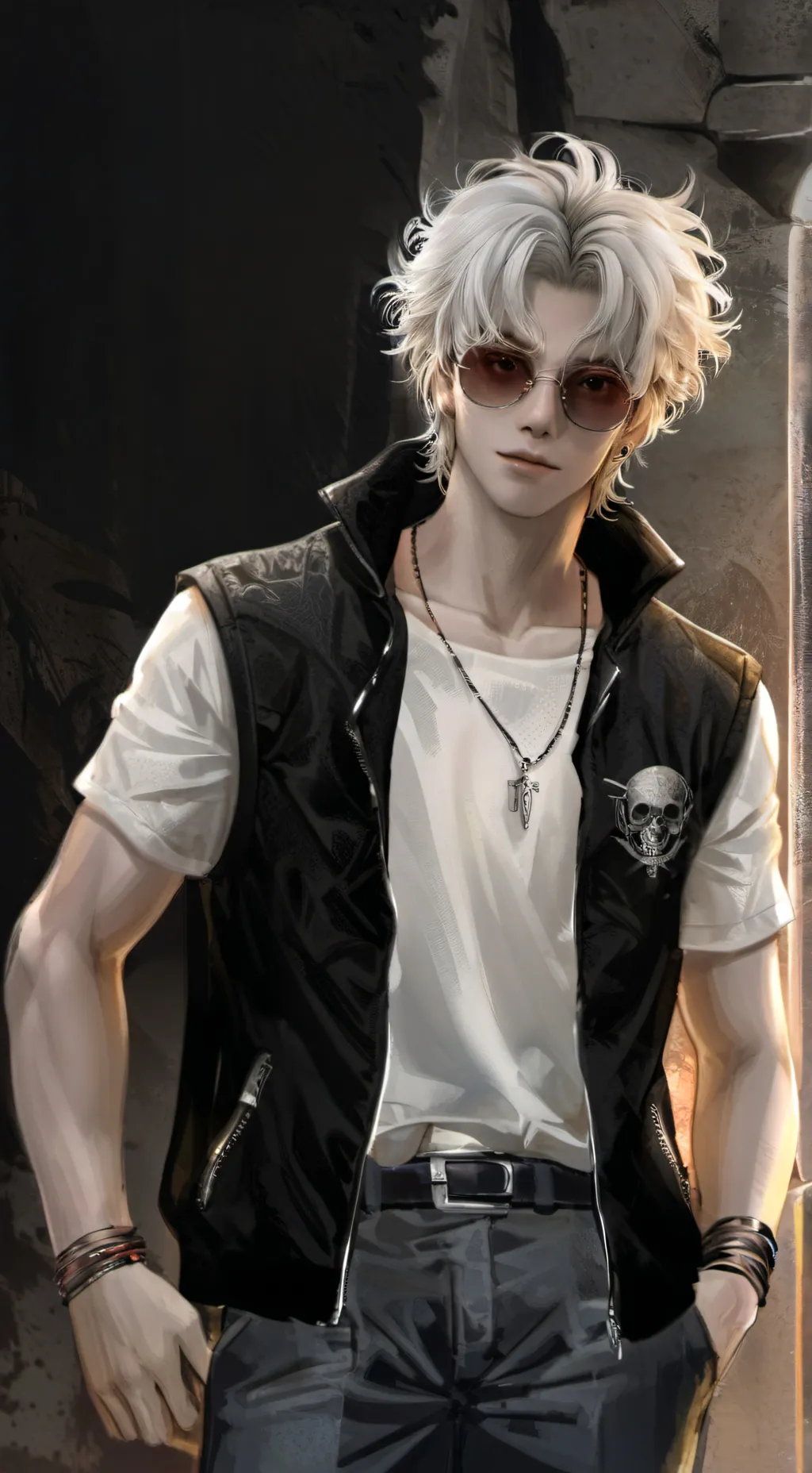 ai character: Agustín  background