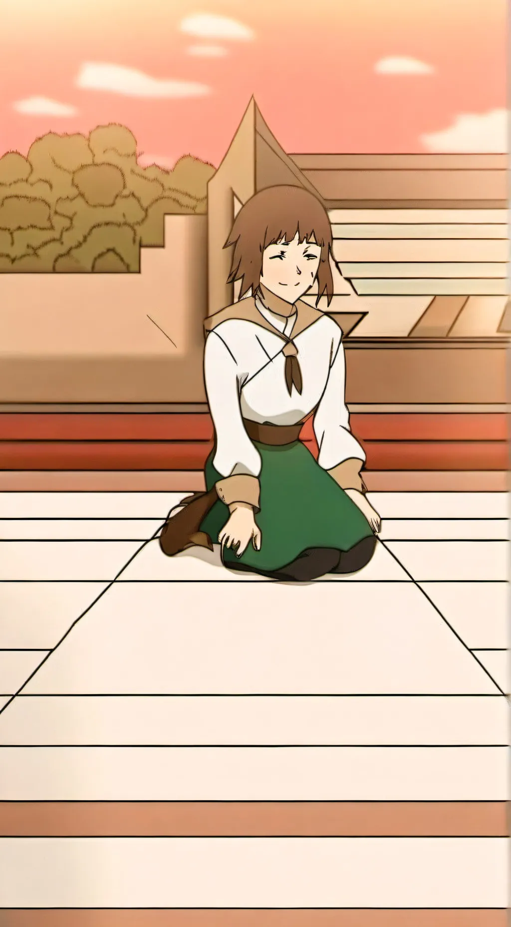 ai character: Yuko Ozawa  background