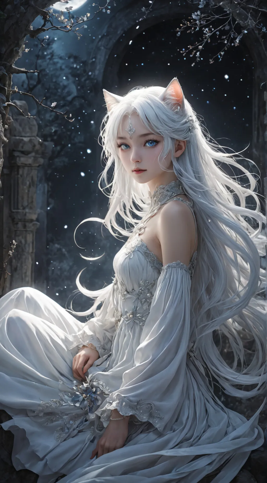 ai character: Nyxx background