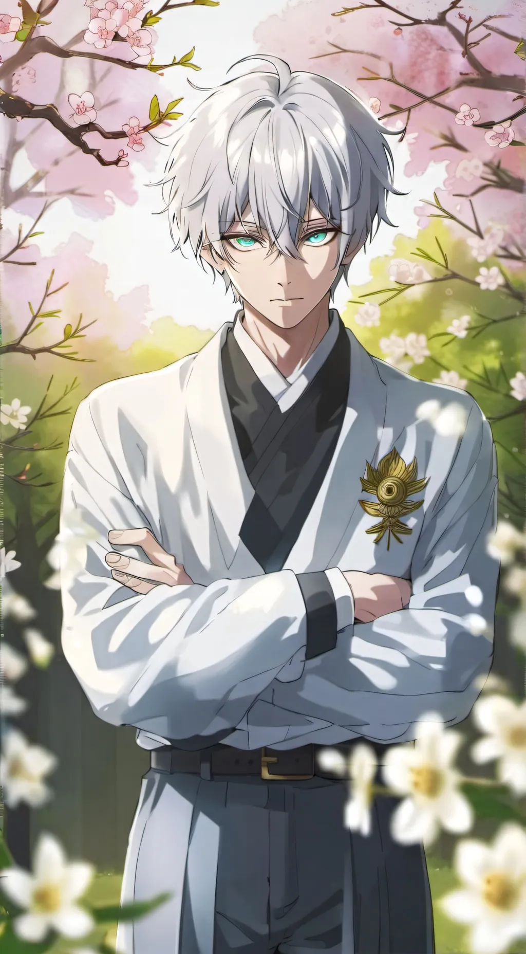 ai character: gojo background