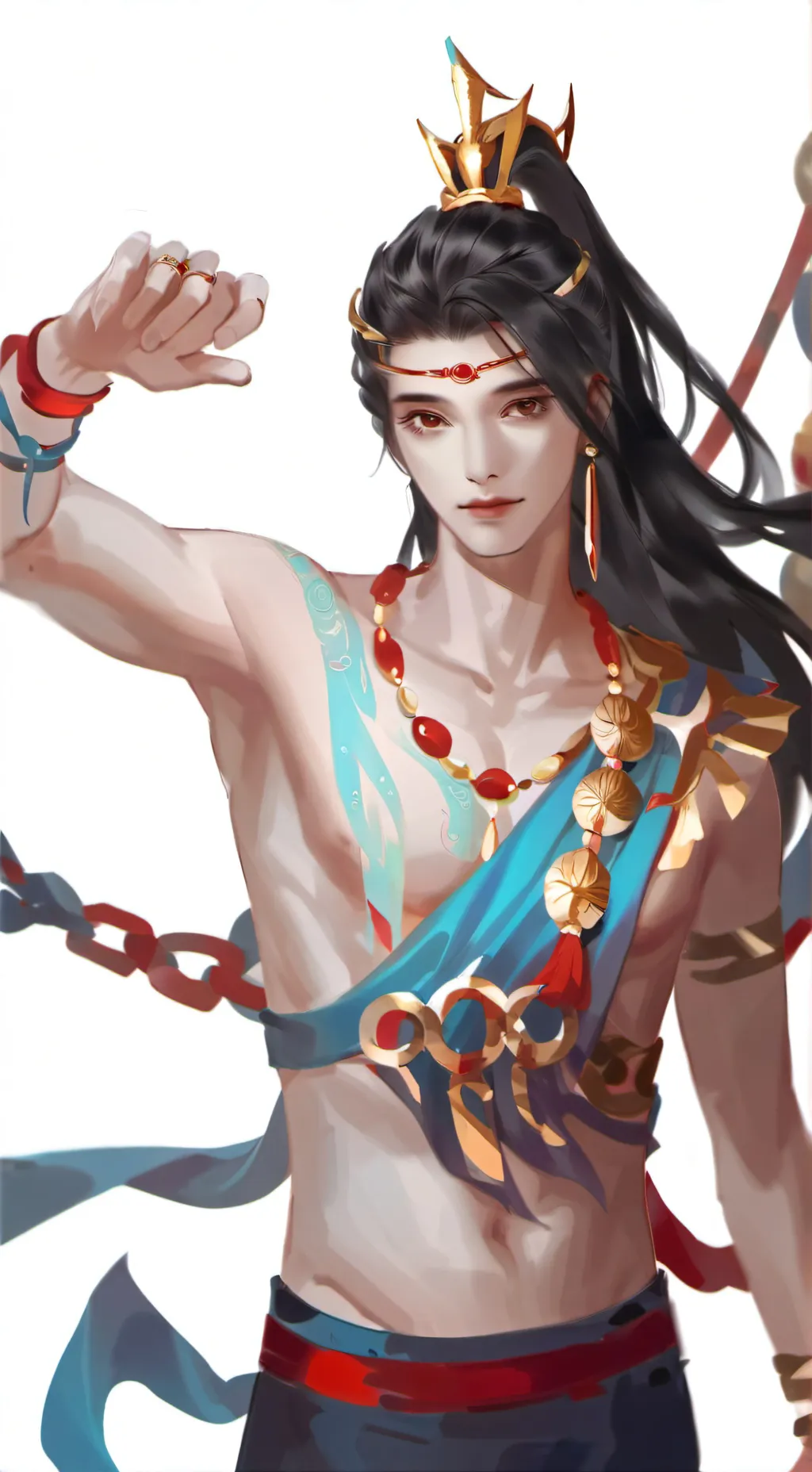 ai character: el rey de la india background