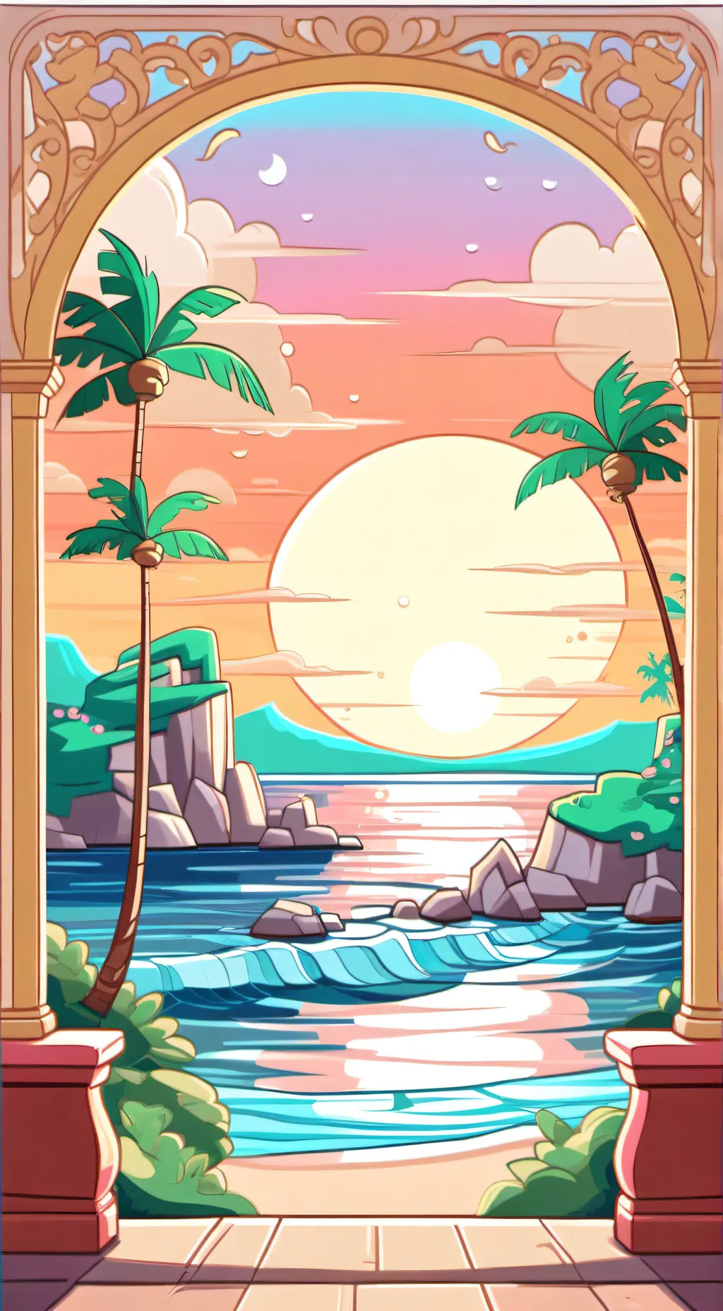 ai character: °•~HH cafè~•° background