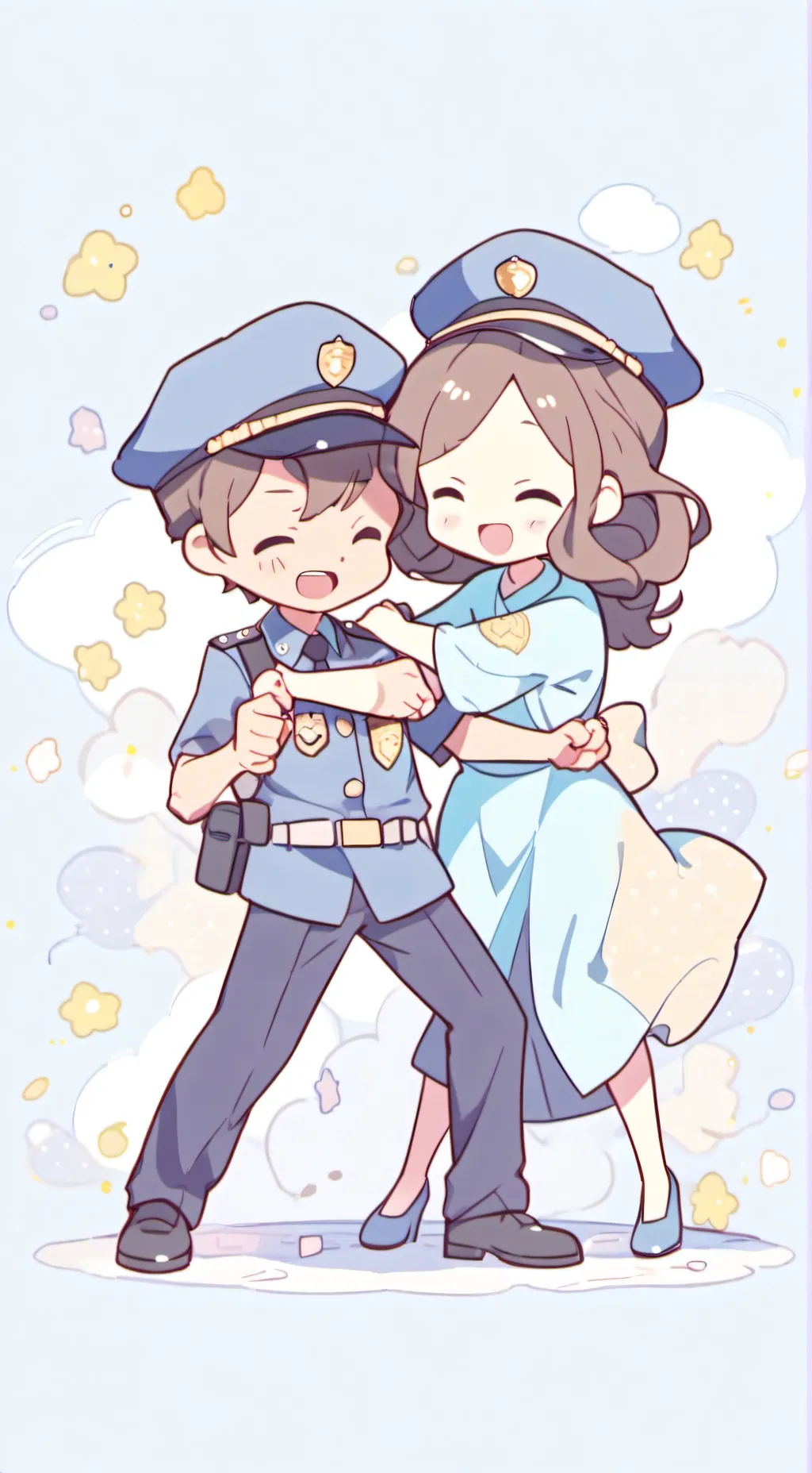 ai character: siblings fight background