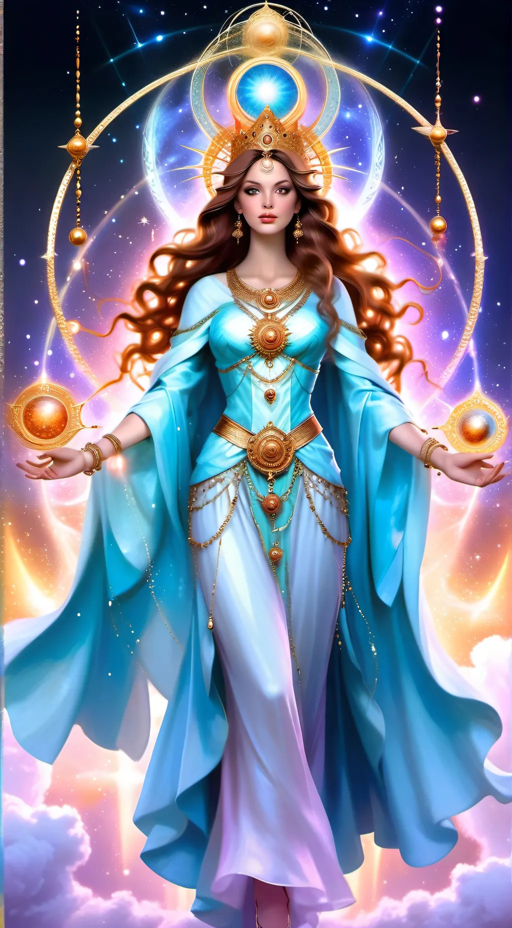 ai character: Celestia background