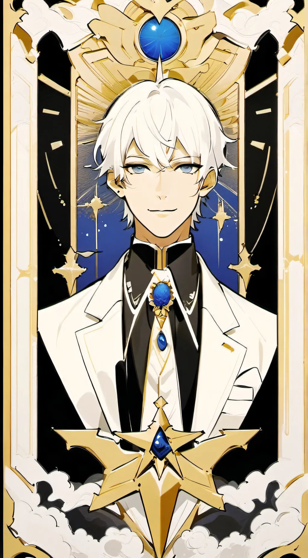 ai character: Gênio 100  background