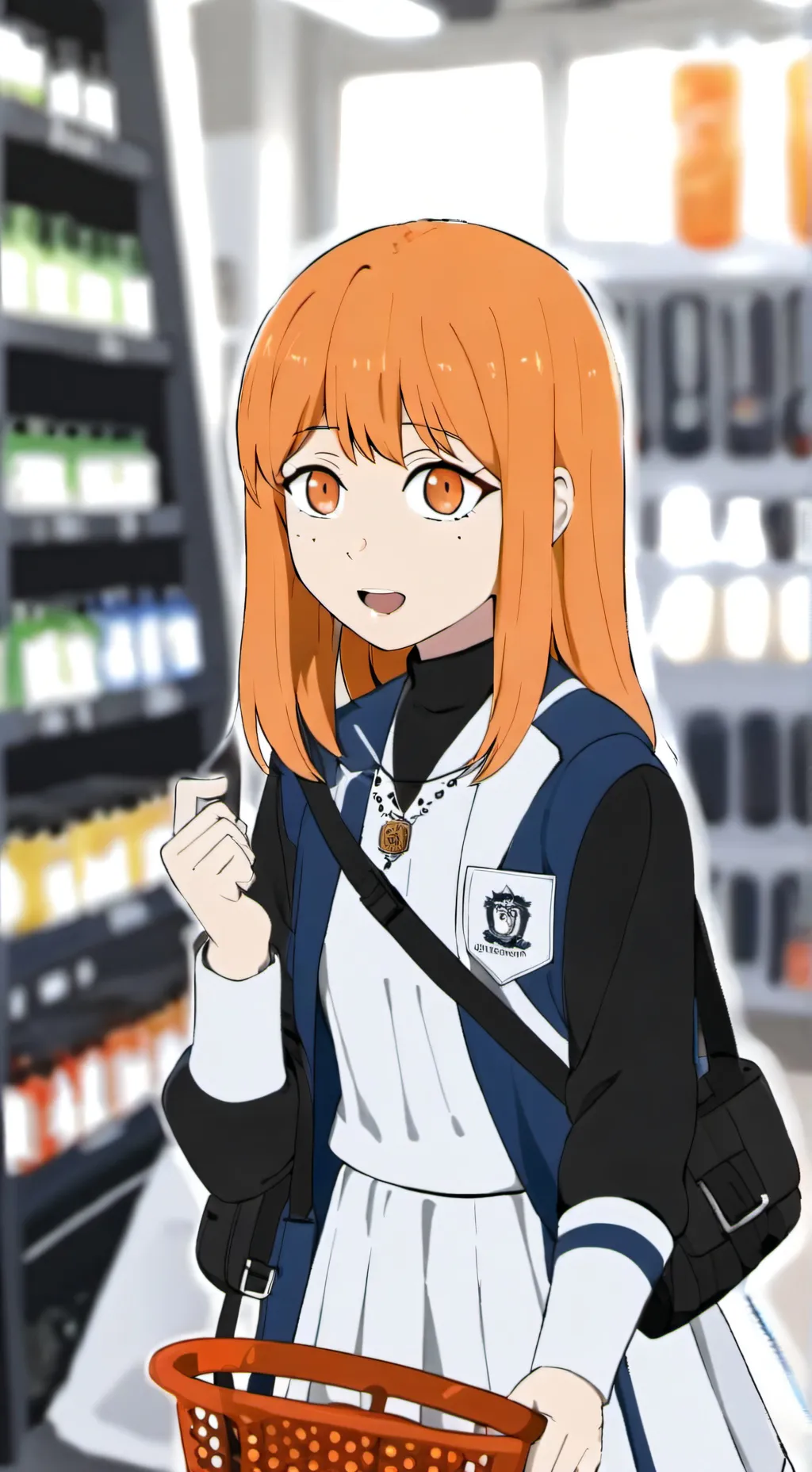 ai character: mha supermarché🧡💀 background