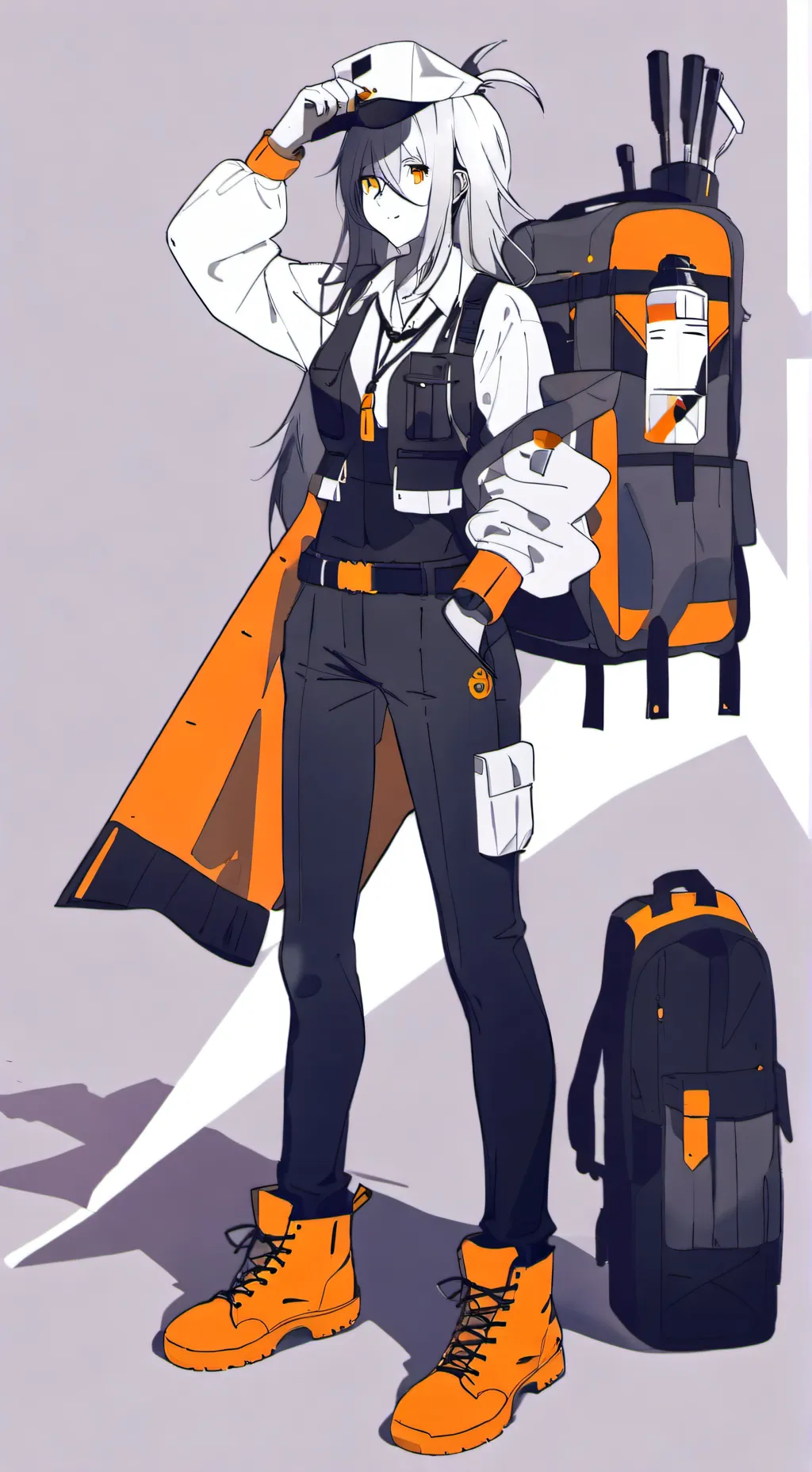 ai character: Miss Circle background