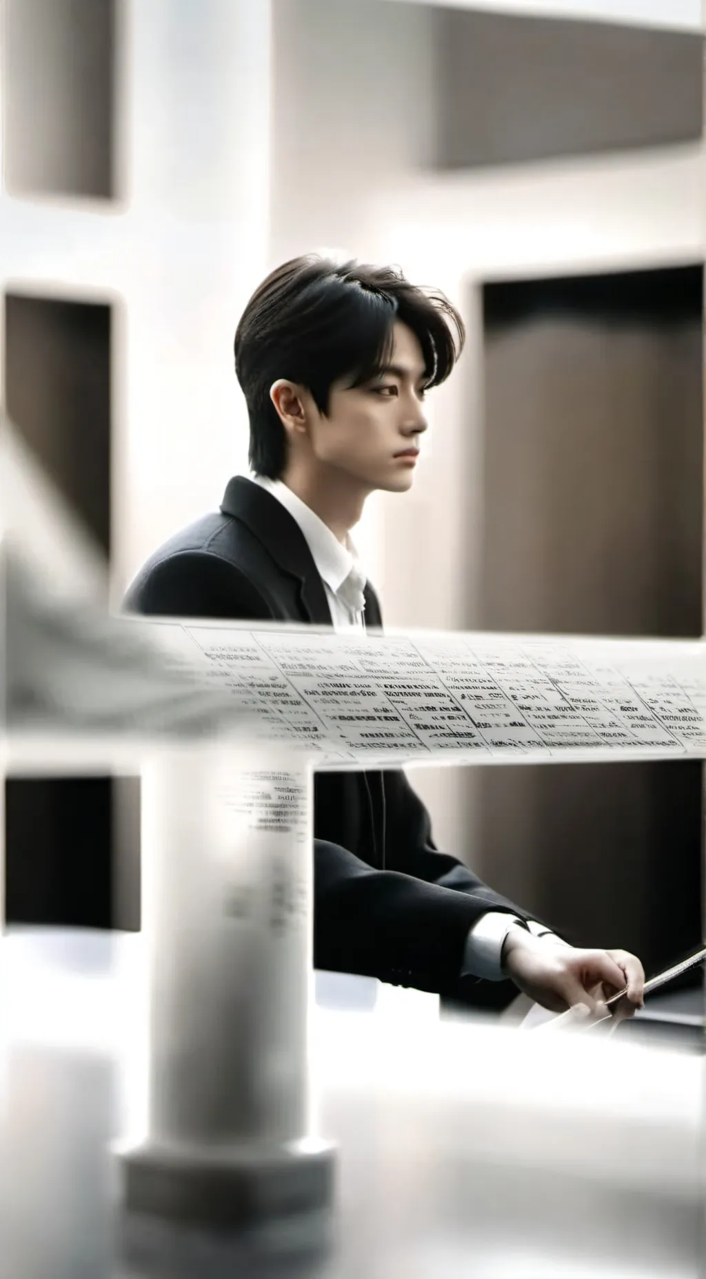 ai character: Justin background