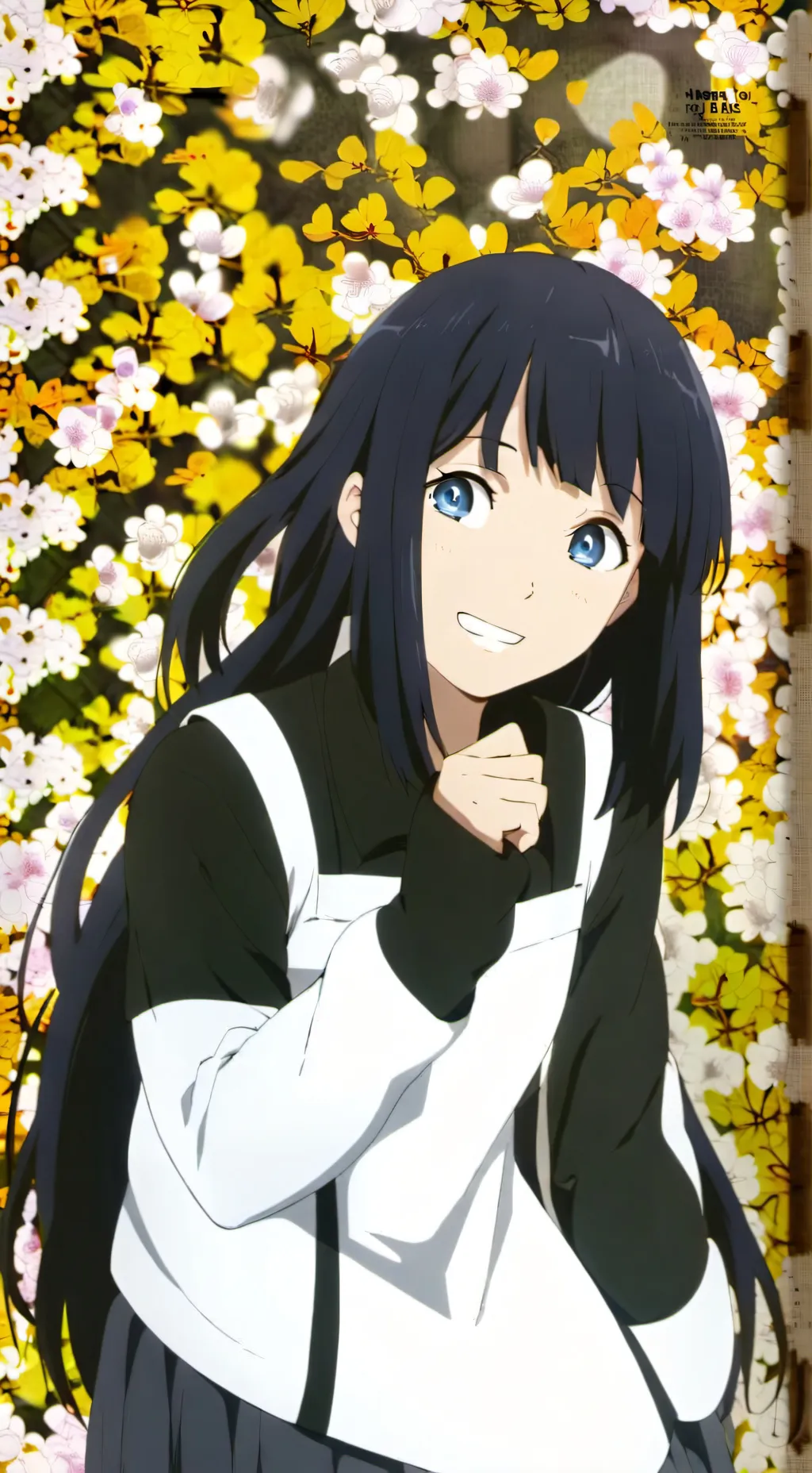 ai character: Hinata huyga background