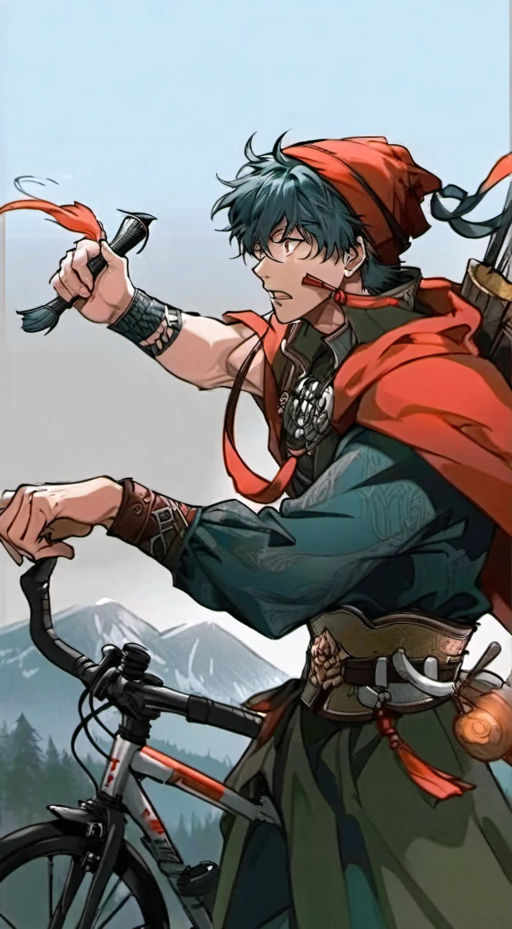 ai character: Deku background