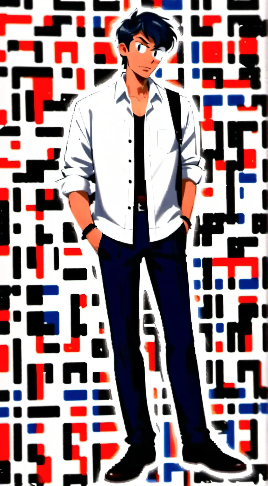 ai character: Kunio/Alex background