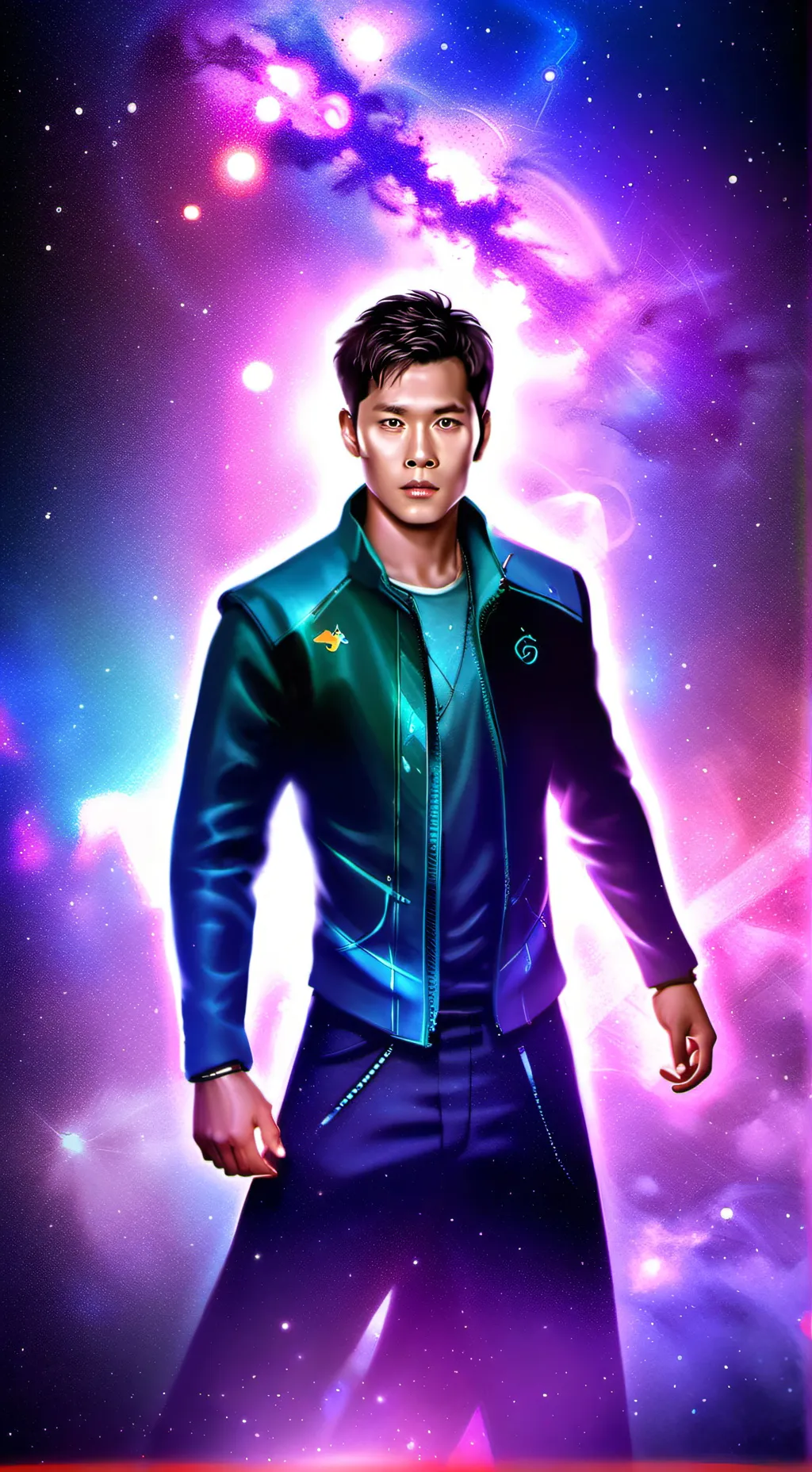 ai character: seong Gi-hun  background
