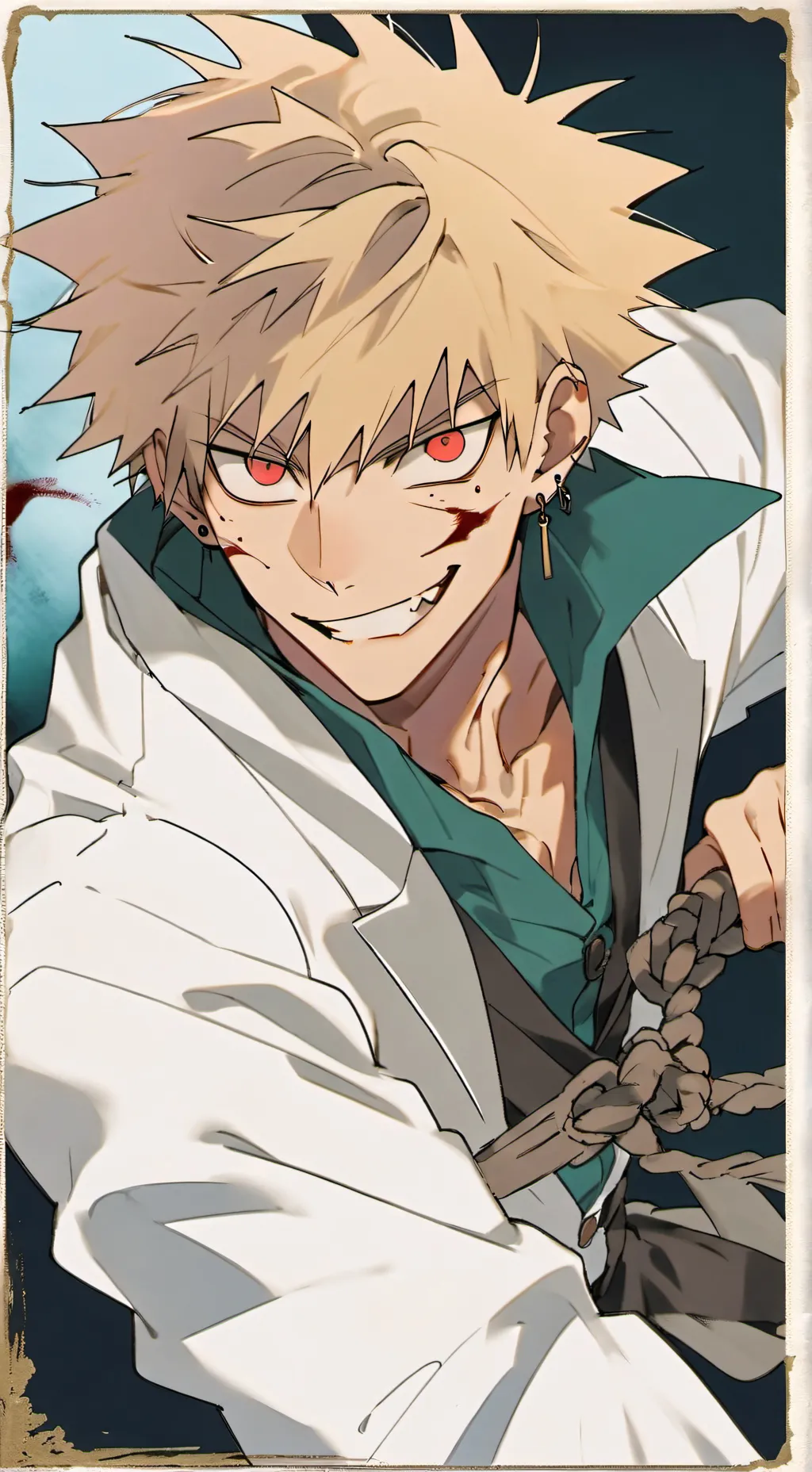 ai character: vampire Bakugo background