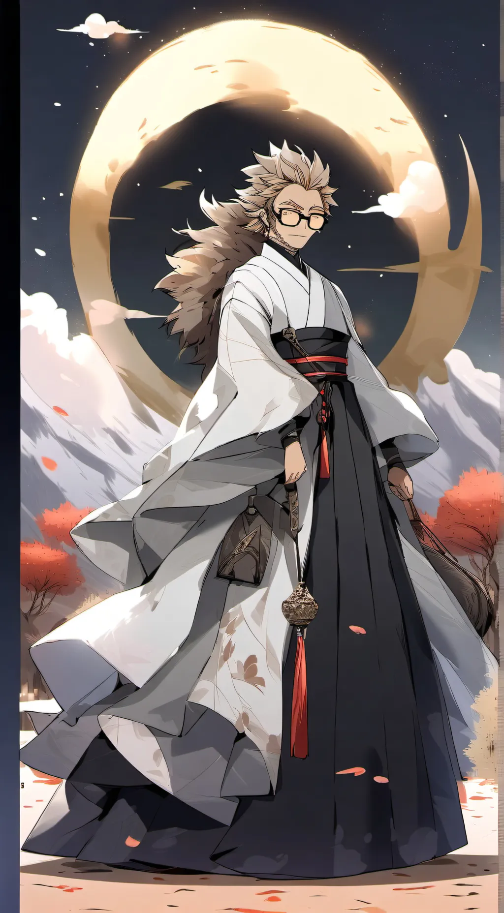 ai character: Hawks x yn background