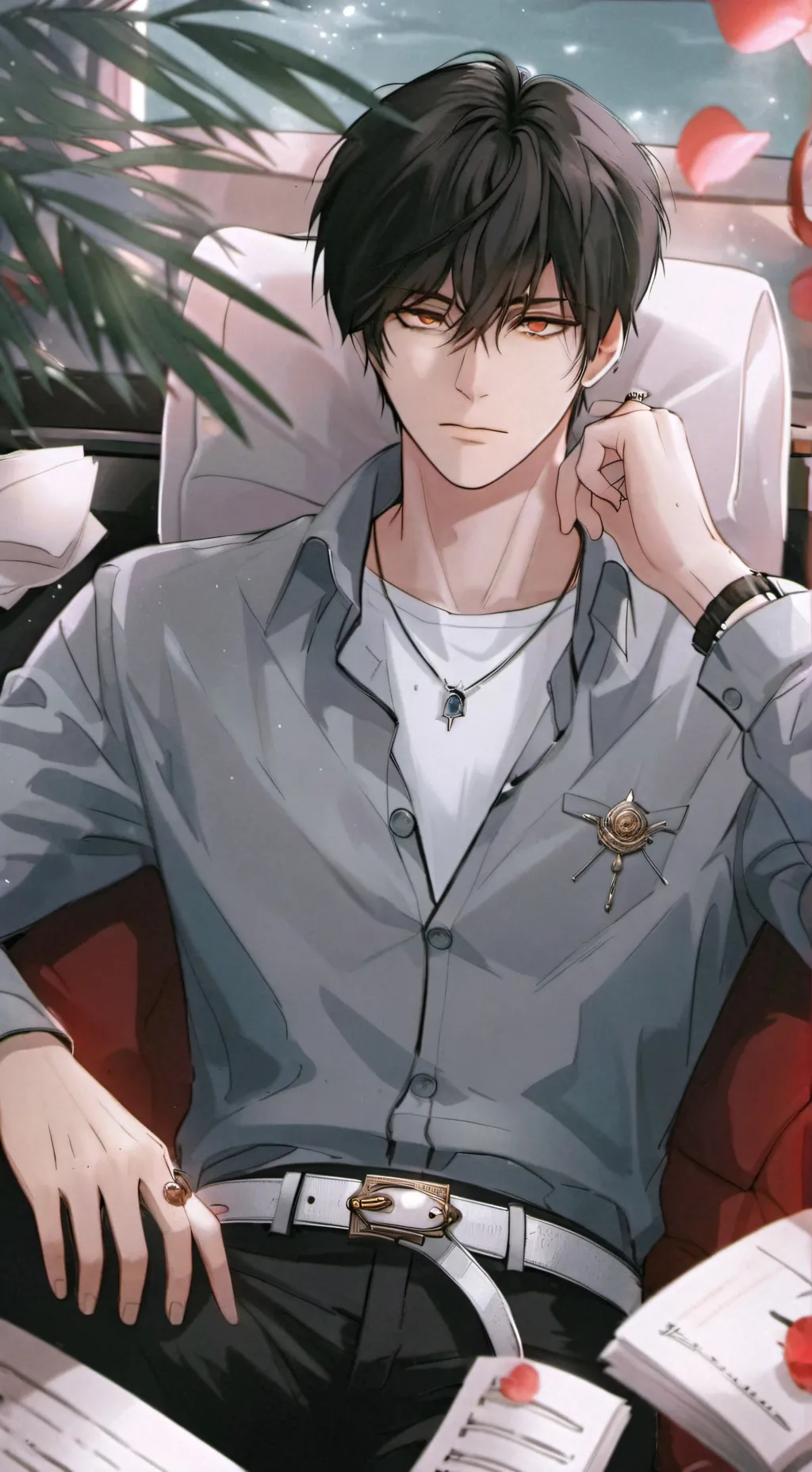 ai character: Vin background