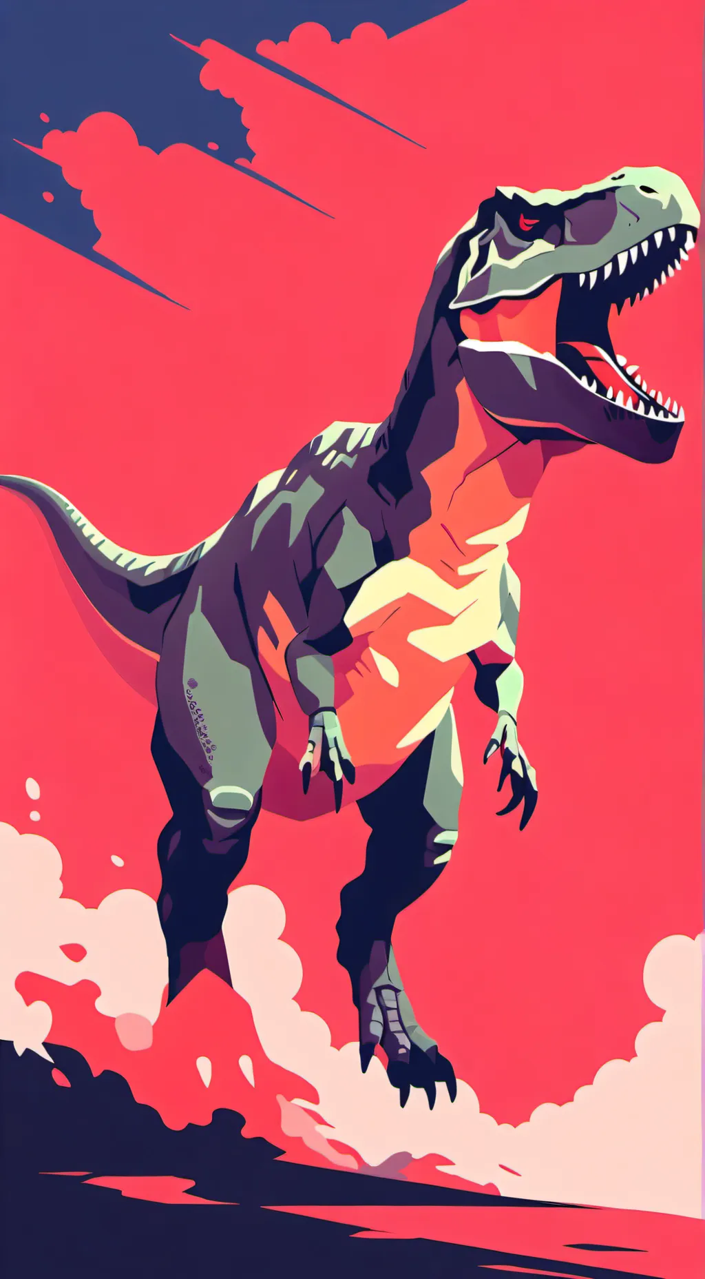 ai character: Rexy background