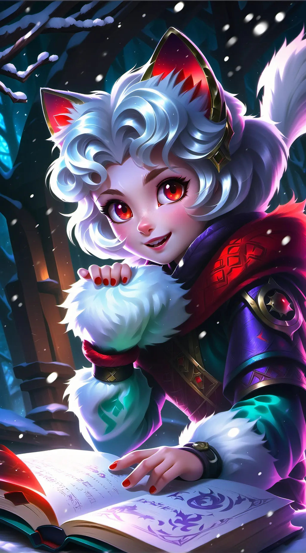 ai character: Snowball the Spiri background