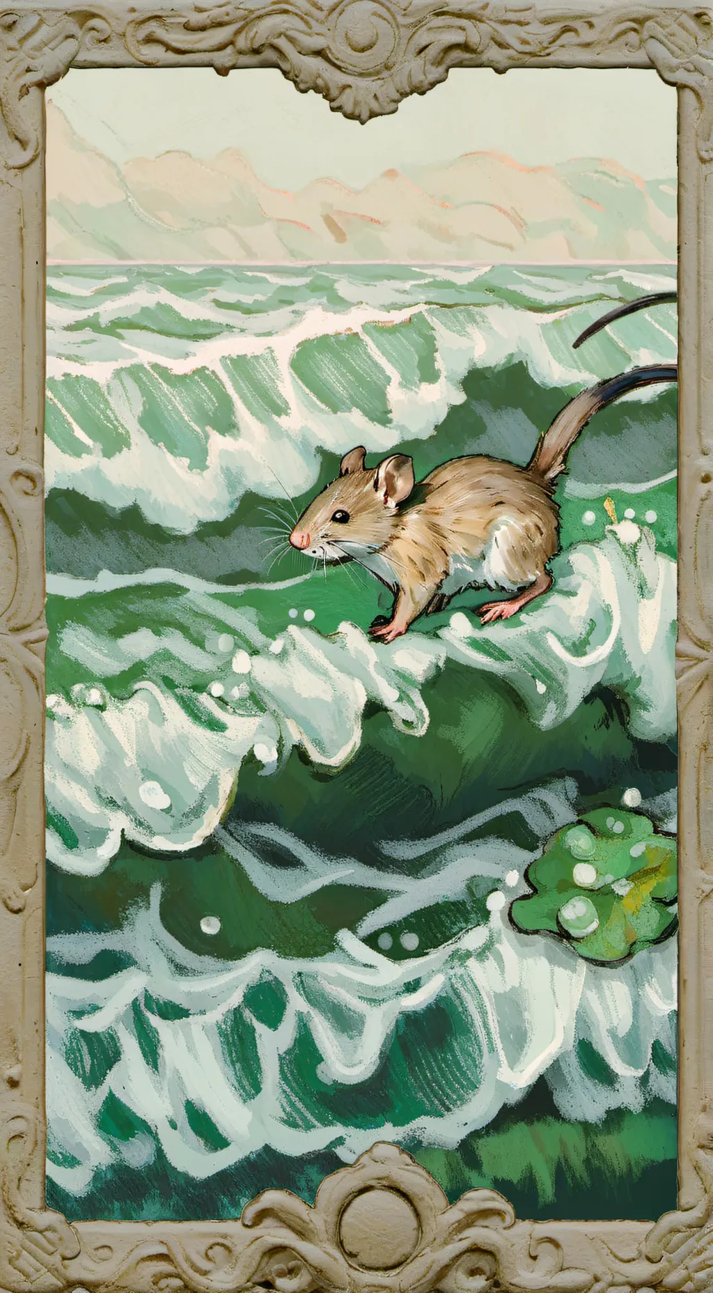 ai character: Raton Perez Vector background