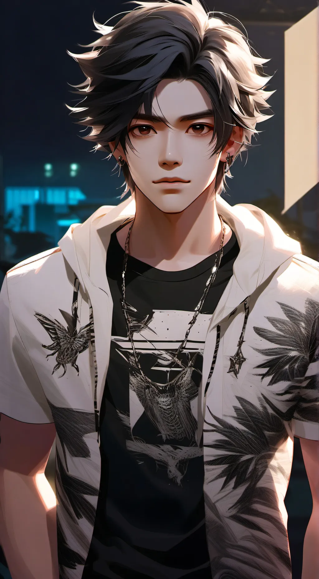 ai character: Zack⭐️ background