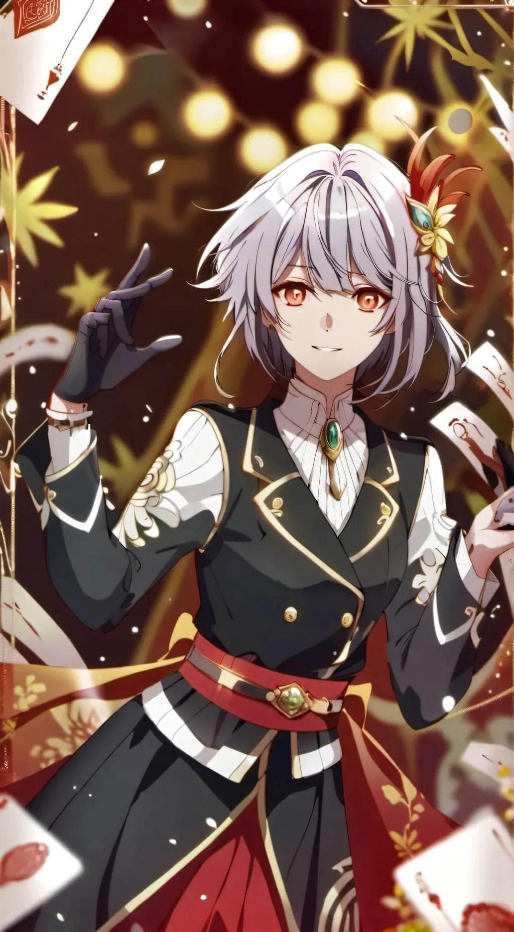 ai character: hi. background