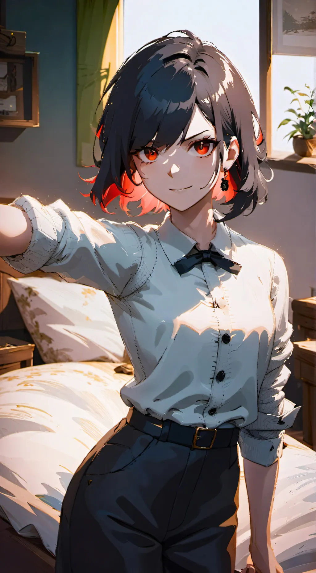 ai character: Satsuki Yamikaze background