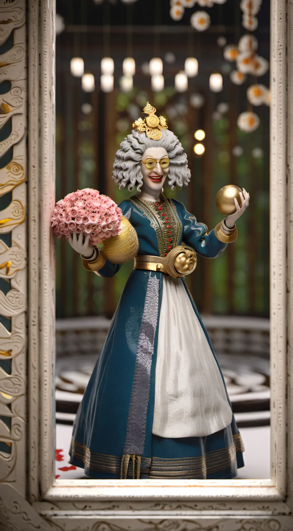 ai character: la reina background