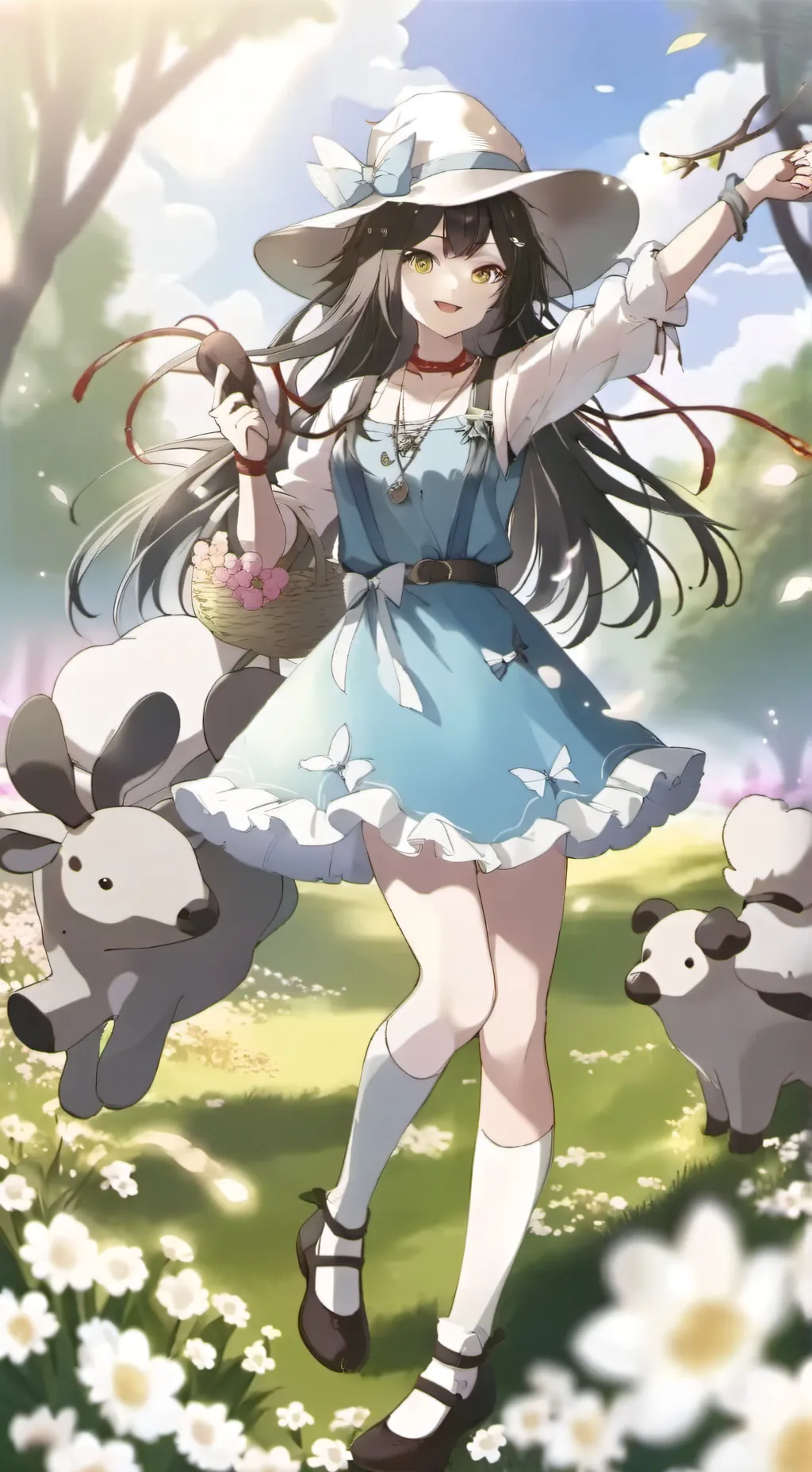 ai character: tokito en celo background