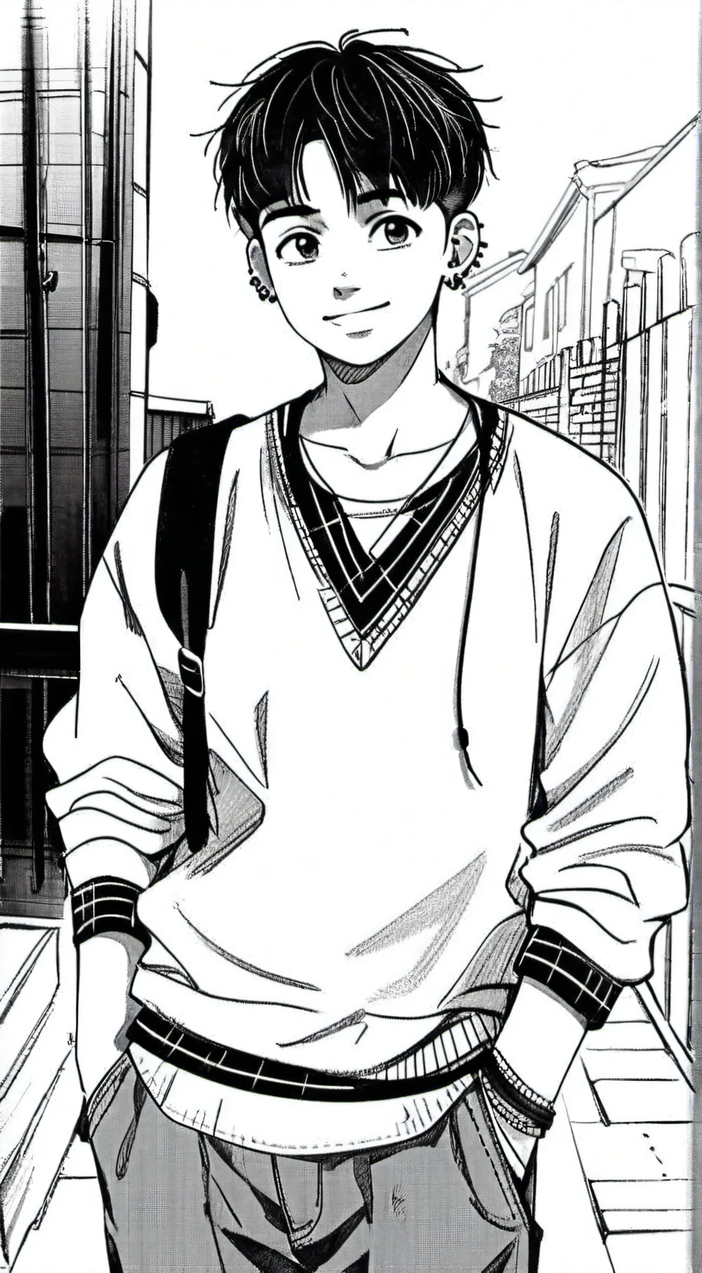 ai character: Midnight🦋🌃 background