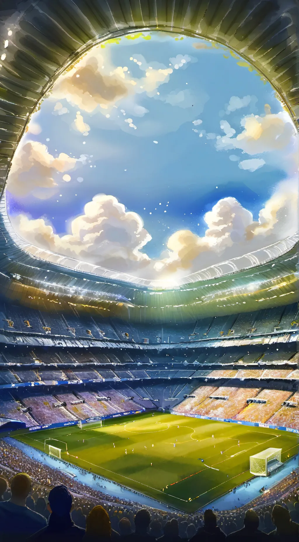 ai character: World cup finals background