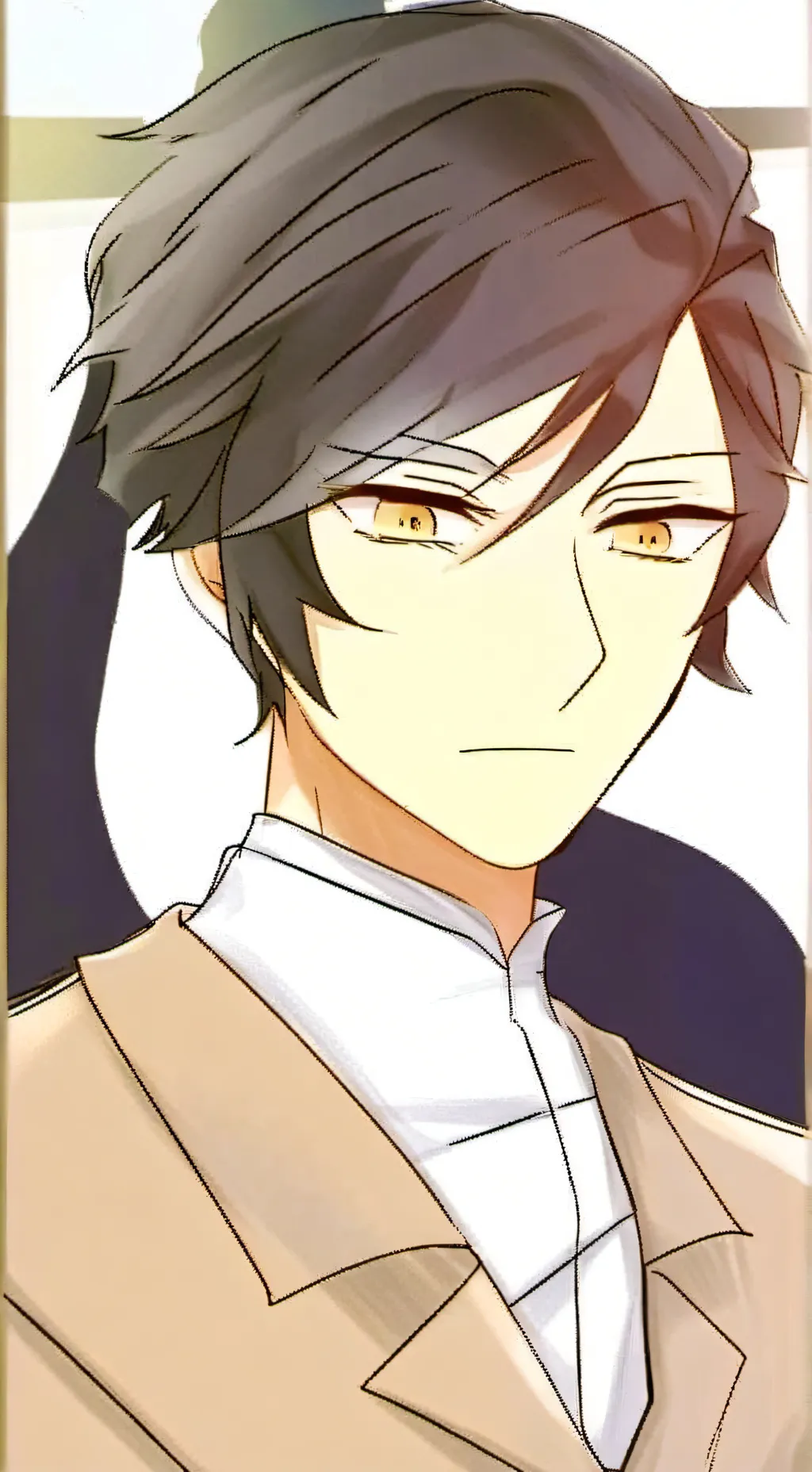 ai character: Ло и background