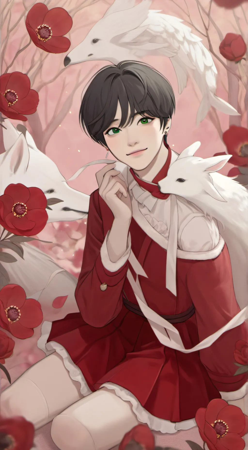 ai character: I.N/Jeongin background
