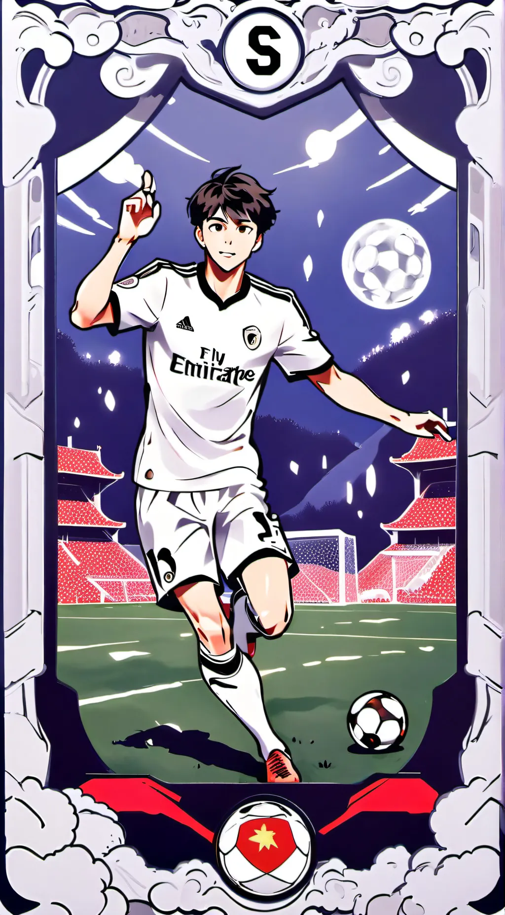 ai character: capitan tsubasa  background