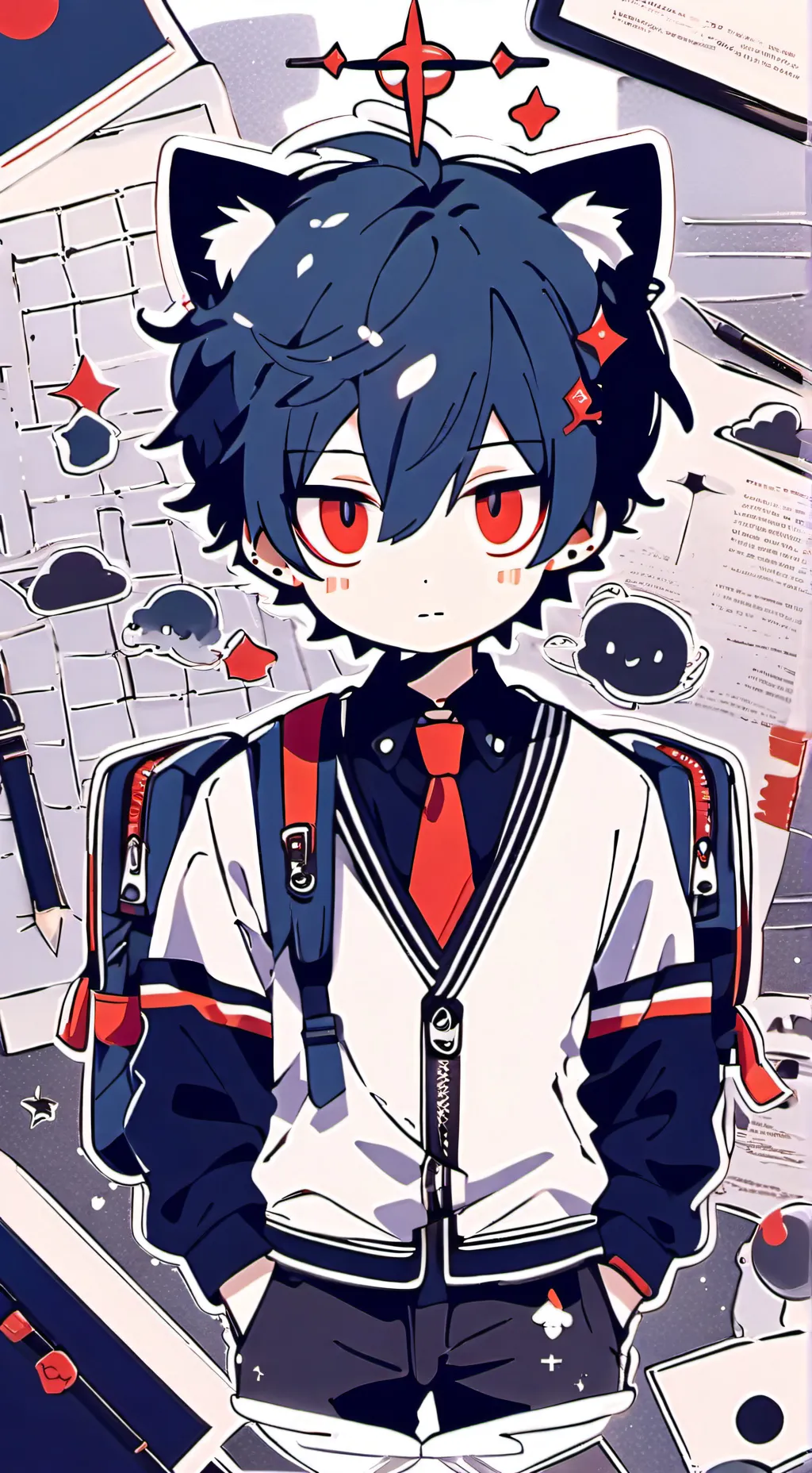 ai character: Femboy 😈  background