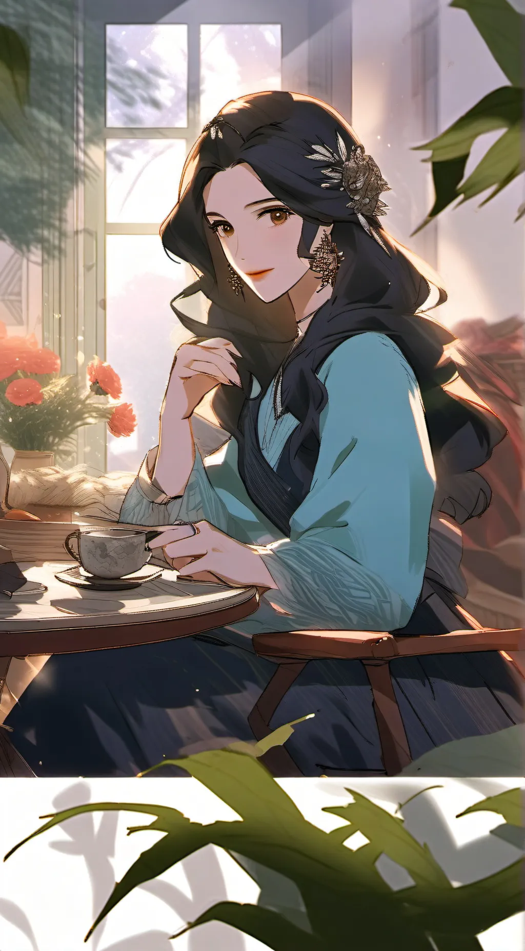 ai character: Your mom, Amelia background