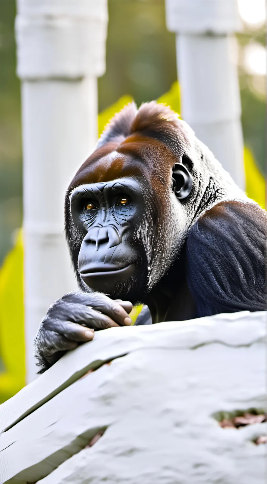 ai character: Gorrila background