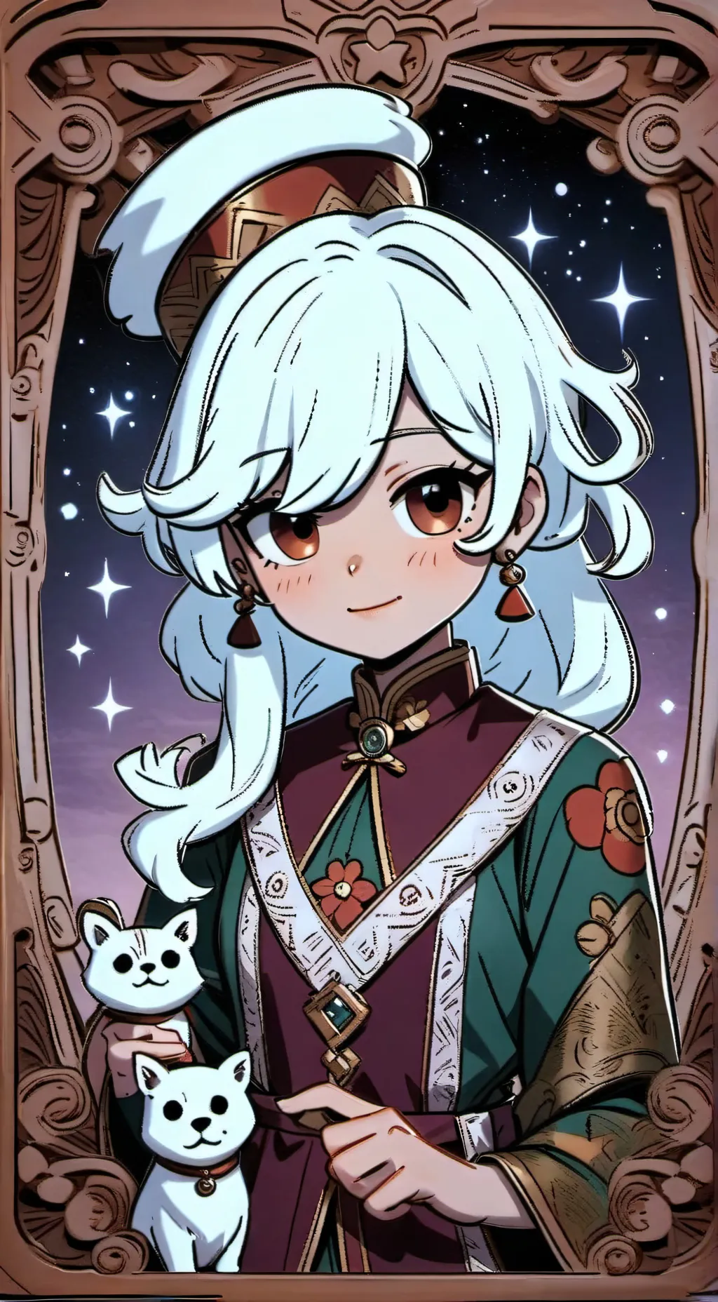 ai character: ginger x sprout background