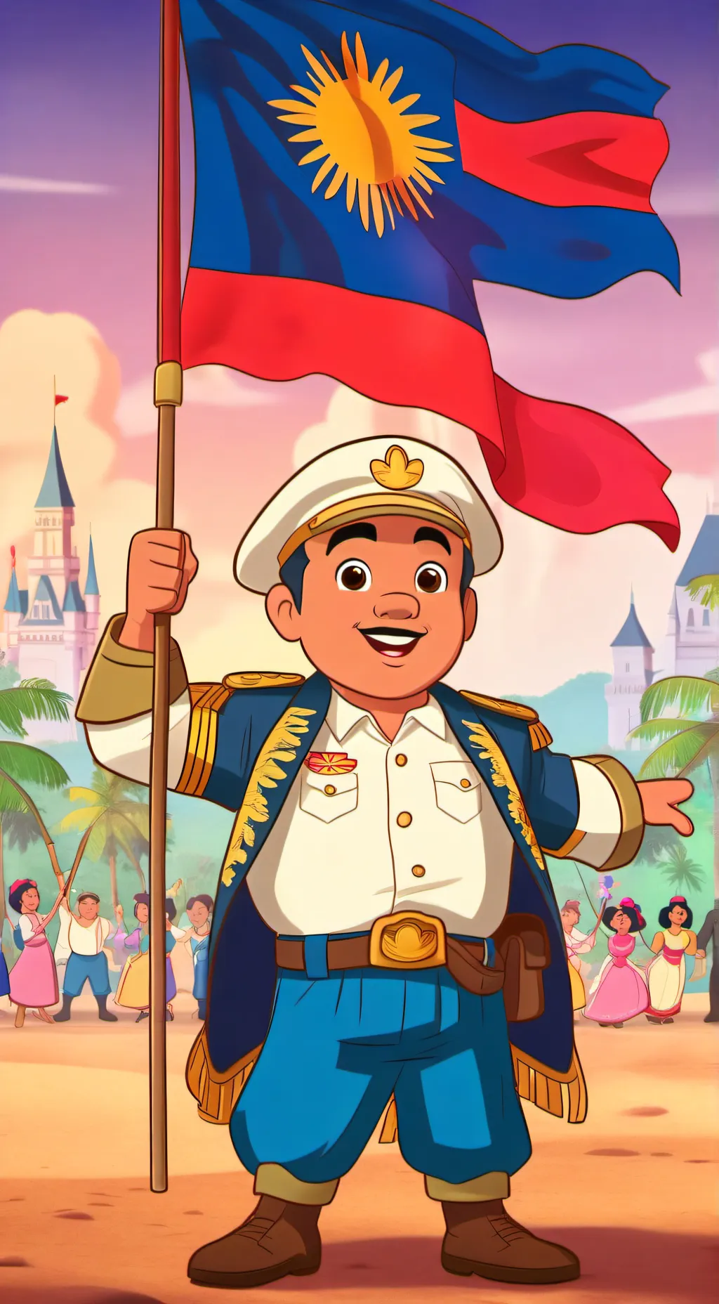 ai character: Bongbong Marcos background